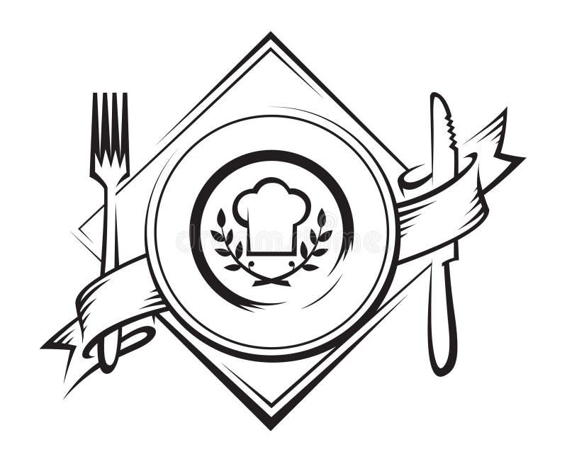 Restaurant icon stock vector. Illustration of kitchen - 18171472