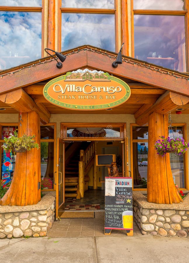 Retail Restaurant in Jasper National Park Editorial Photo Image of