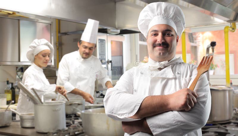 Restaurant kitchen royalty free stock image Restaurant kitchen royalty free stock image