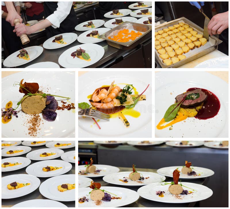 Gourmet food collage stock photo. Image of looking, groceries - 3336694