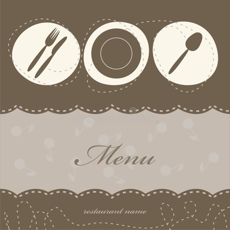 Restaurant menu