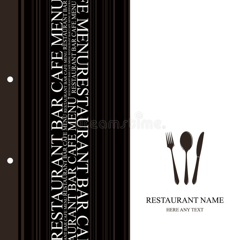 Restaurant menu