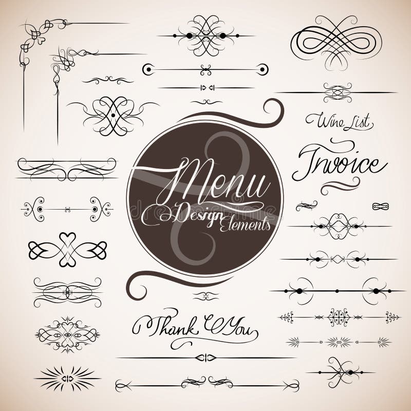 Restaurant menu design template