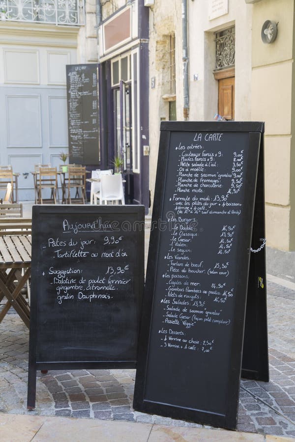 French Menu stock image. Image of restaurant, paris, food - 17789139