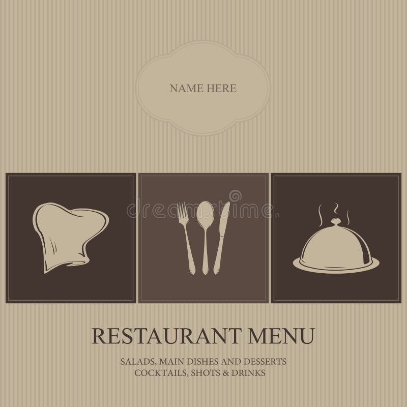 Restaurant menu tempale design