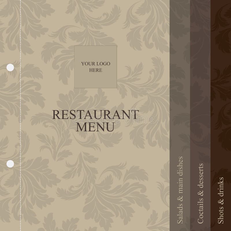 Restaurant menu tempale design