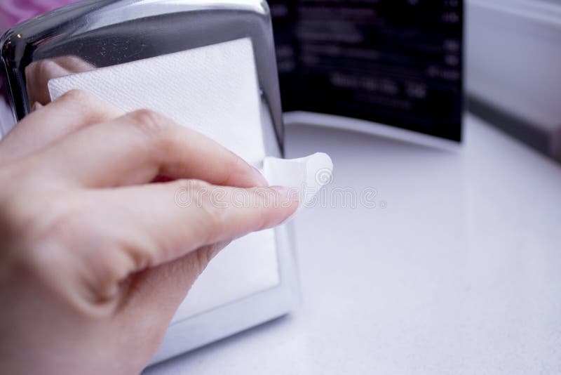 Restaurant napkin holder stock image. Image of sheet 90174205