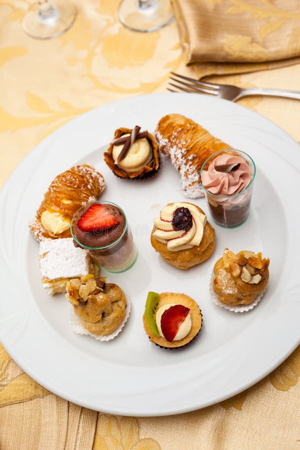 Restaurant pastries stock photo. Image of hotel, bakery 39453188