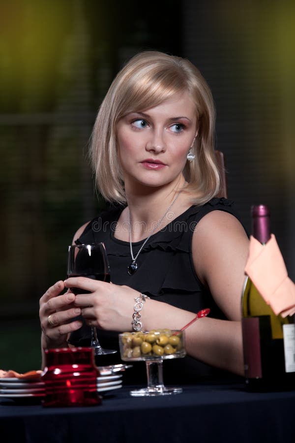 Restaurant scene royalty free stock photos