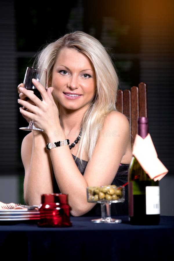 Restaurant scene royalty free stock photo