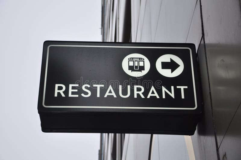 Restaurant sign stock photo. Image of dining, eatery 40737526