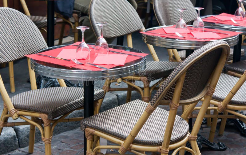 Cafe Paris stock photo. Image of outside, chair, black - 34065658