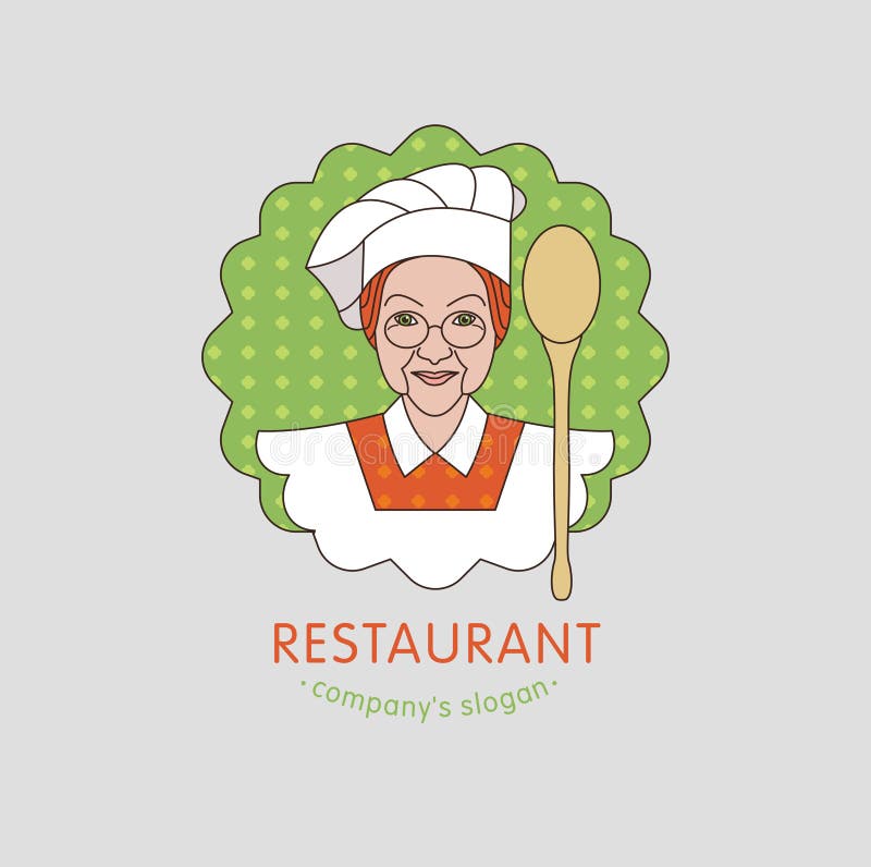 restaurante Restaurante del logotipo del vector, cocina casera del café ilustración del vector restaurante Restaurante del logotipo del vector, cocina casera del café ilustración del vector