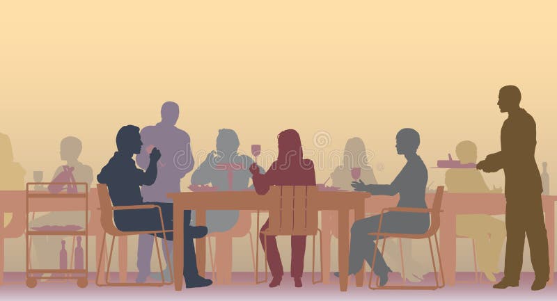 Restaurante entonado libre illustration Restaurante entonado libre illustration