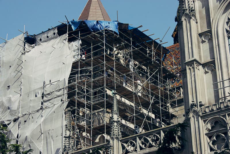 Restauration of Saint Elizabeth Cathedral in Kosice, Slovakia