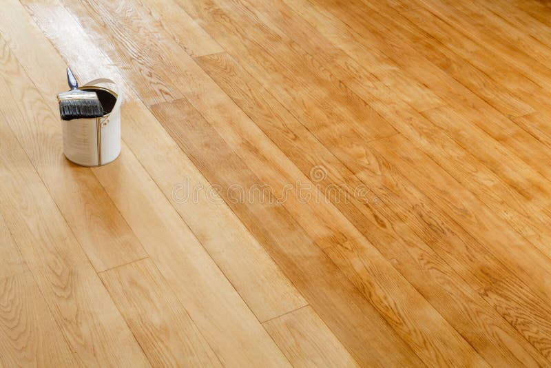 Restore a hardwood floor, UK. Restore a hardwood floor, sanding and staining wooden floor in a room, UK royalty free stock photos Restore a hardwood floor, UK. Restore a hardwood floor, sanding and staining wooden floor in a room, UK royalty free stock photos
