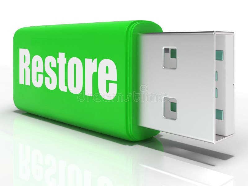 Restore Pen drive Means Data Safe Copy Or