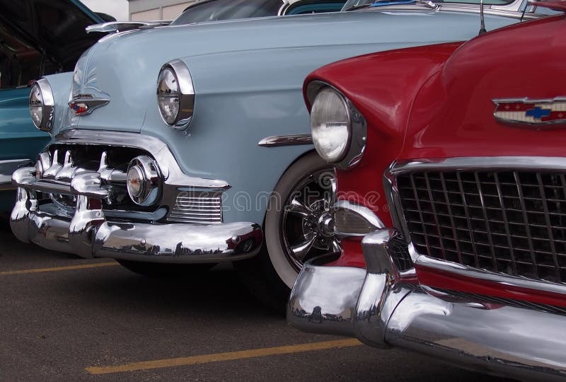 Restored Classic Vintage Vehicles Editorial Photography Image of