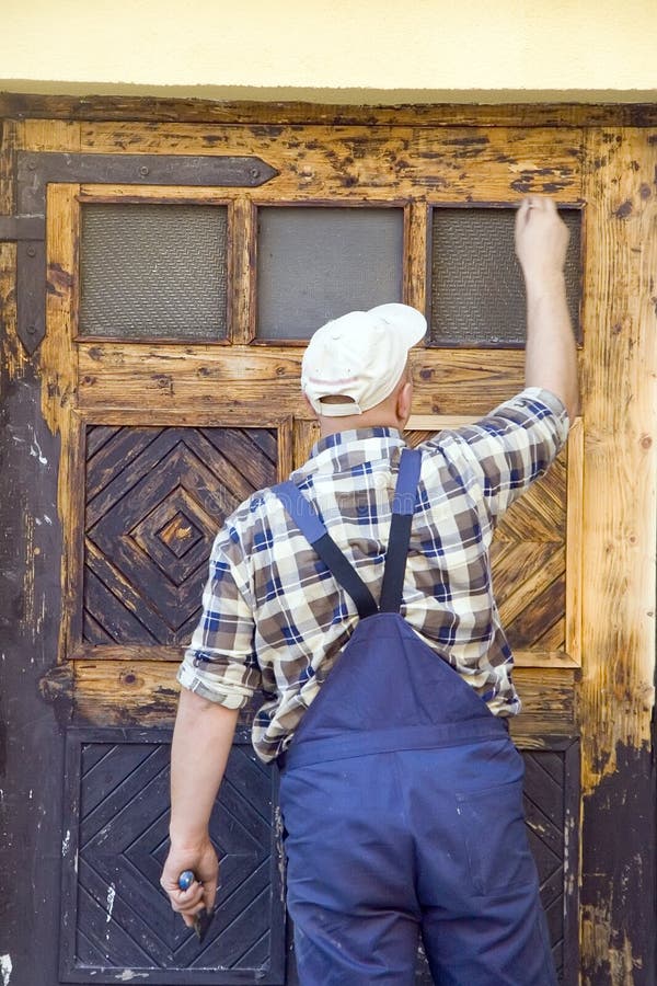 Restoring old door