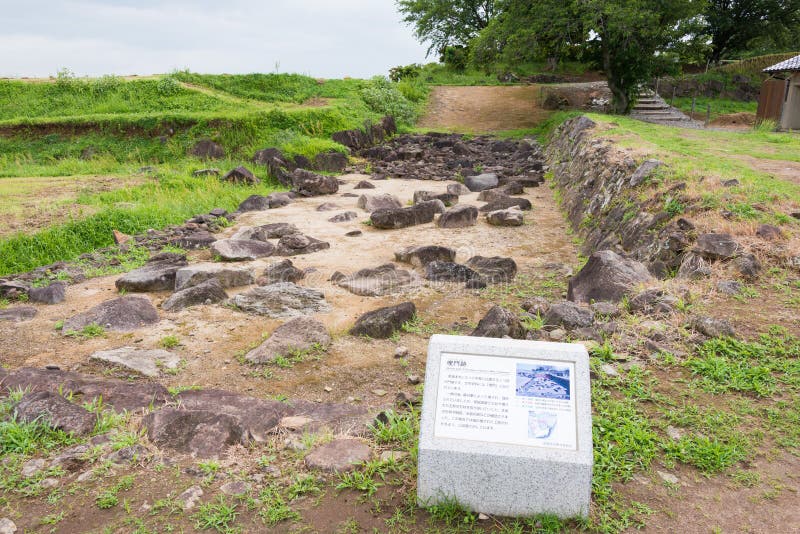 Restos del castillo de hara en shimabara nagasaki japón. forma parte del patrimonio mundial