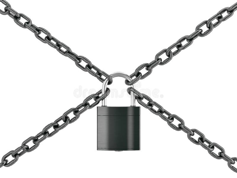 Symbol of Censorship or Blocked Information Stock Illustration