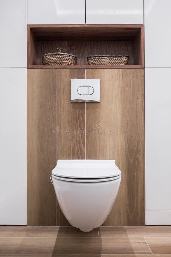 Restroom with Toilet and Bidet Stock Image Image of contemporary