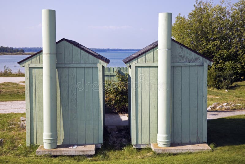 Restrooms by the beach stock image. Image of architecture 16243853