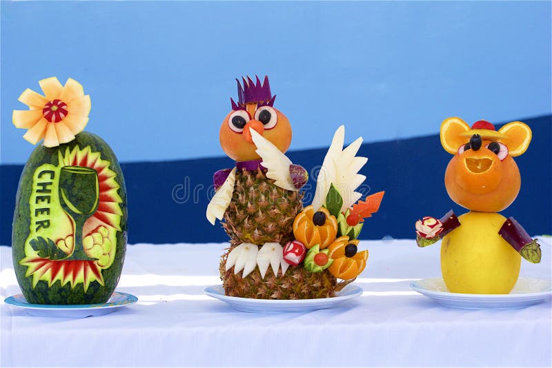 Fruit and Vegetable Carving Stock Photo - Image of animals, food: 138261572 Fruit and Vegetable Carving Stock Photo - Image of animals, food: 138261572
