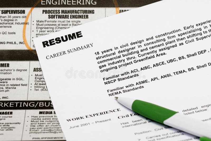 7,356 Resume Paper Stock Photos - Free & Royalty-Free Stock Photos from  Dreamstime