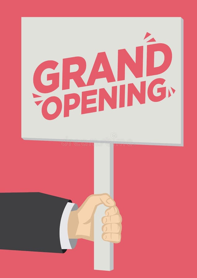 Grand Opening Promotion New Business Open Store Shop Retail Banner Sign 