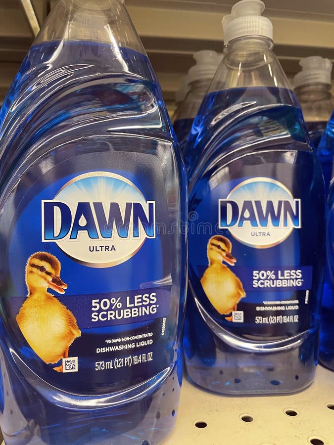 Retail Grocery Store Dawn Dish Detergent Close Up Editorial Photo ...