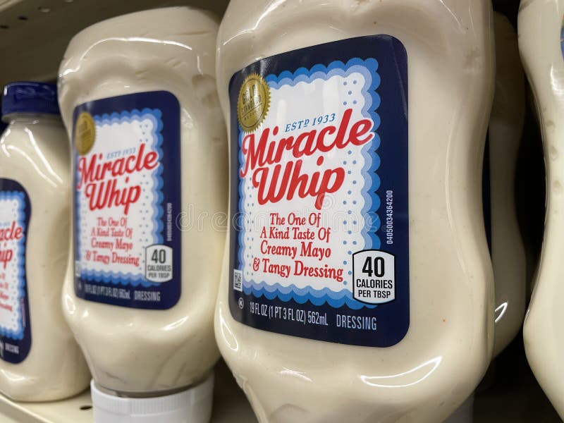 Kraft Miracle Whip 50% Less Sodium & Cholesterol Dressing