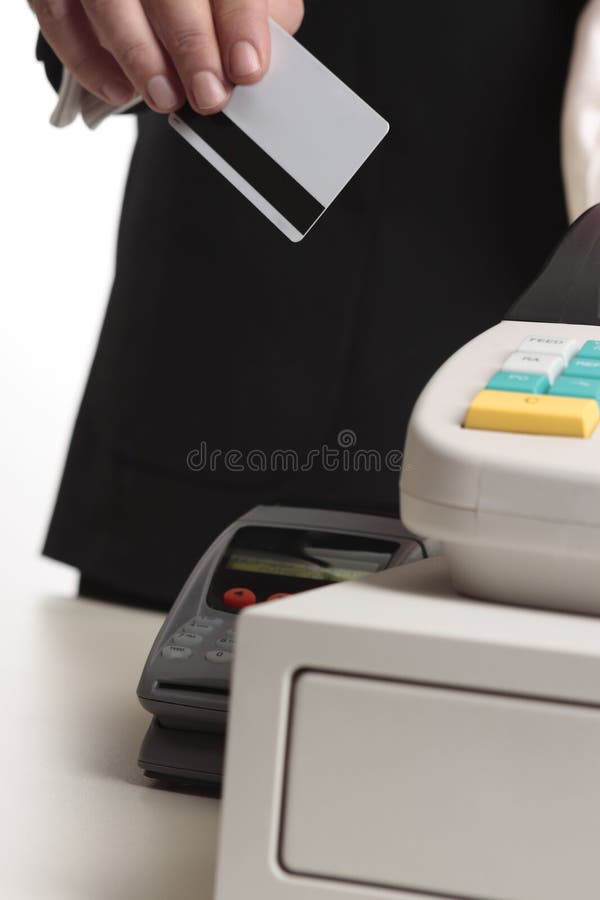 Retail purchase with card stock image. Image of giftcard 6848727