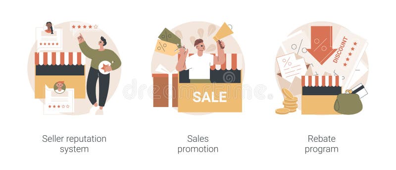 retail-sales-strategy-abstract-concept-vector-illustrations-stock