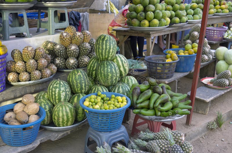 Retail trade in fruit and vegetables