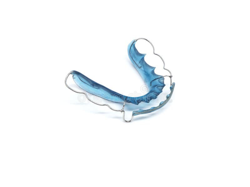 Retainer Blue on a White Background, Isolated Stock Image Image of