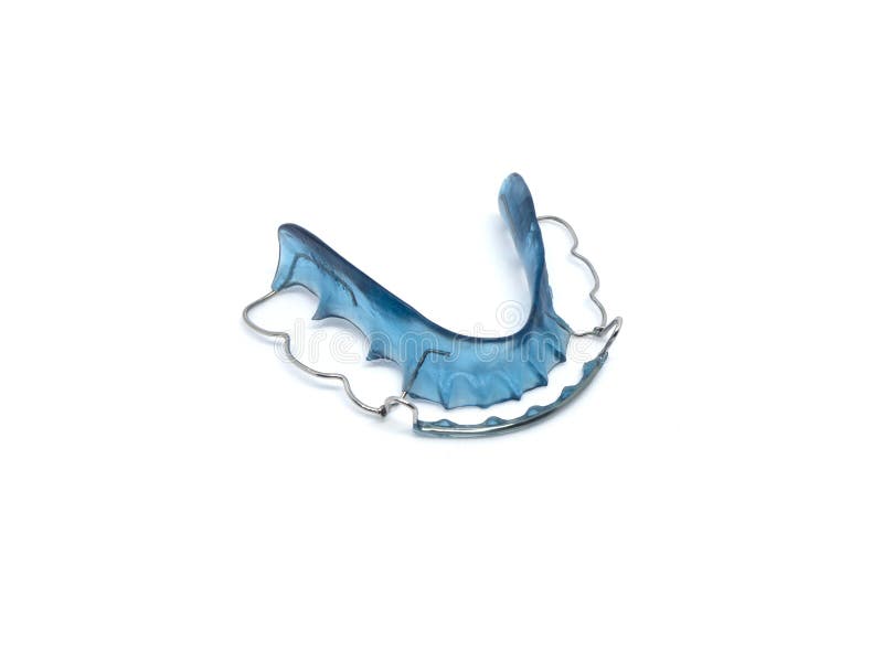 Retainer Blue on a White Background, Isolated Stock Image Image of