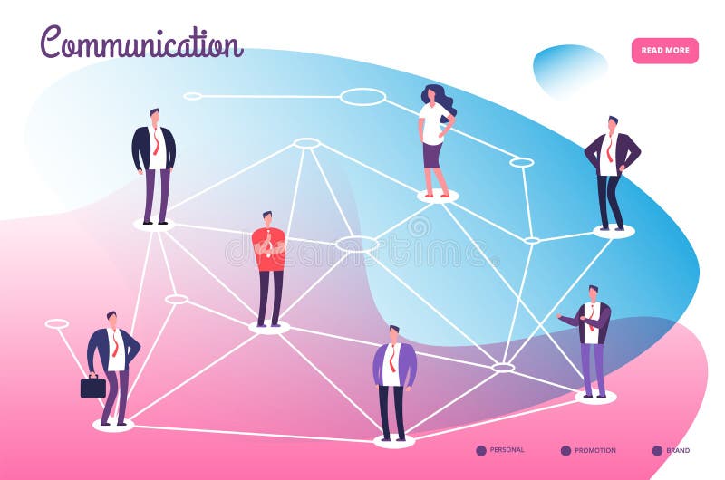Rete che collega la gente professionale Collegamento di lavoro di squadra della comunicazione globale e vettore di tecnologia del illustrazione di stock Rete che collega la gente professionale Collegamento di lavoro di squadra della comunicazione globale e vettore di tecnologia del illustrazione di stock