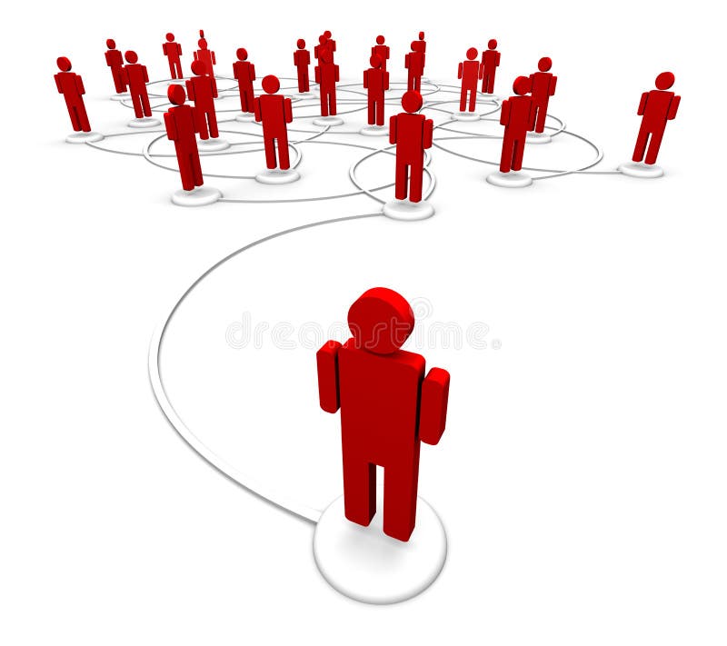 Rete della gente - collegamenti di comunicazione royalty illustrazione gratis Rete della gente - collegamenti di comunicazione royalty illustrazione gratis
