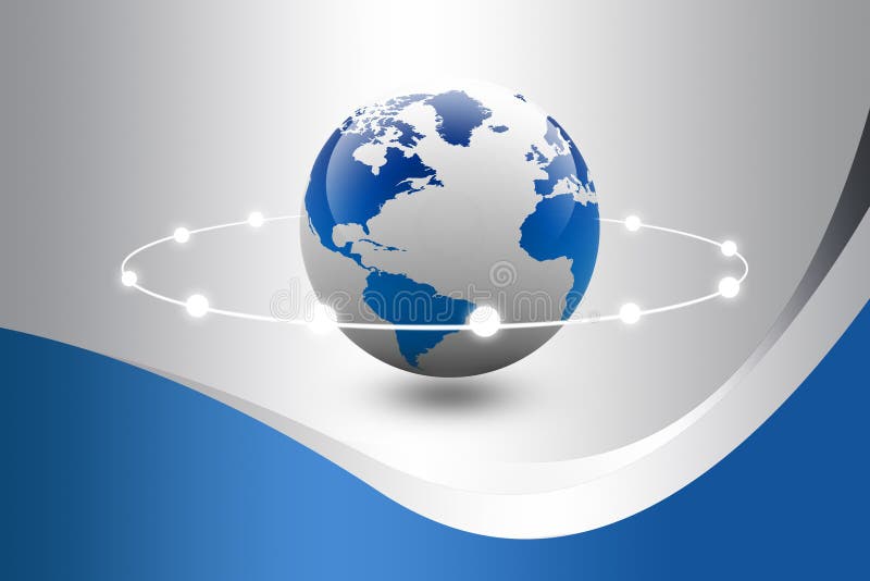 Rete globale illustrazione di stock