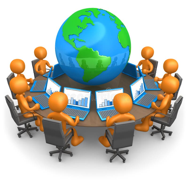 Rete globale royalty illustrazione gratis