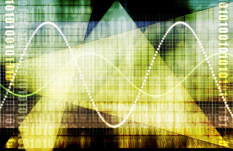 Rete globale di industria di telecomunicazioni royalty illustrazione gratis