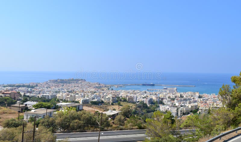 Rethymno city general view royalty free stock image Rethymno city general view royalty free stock image