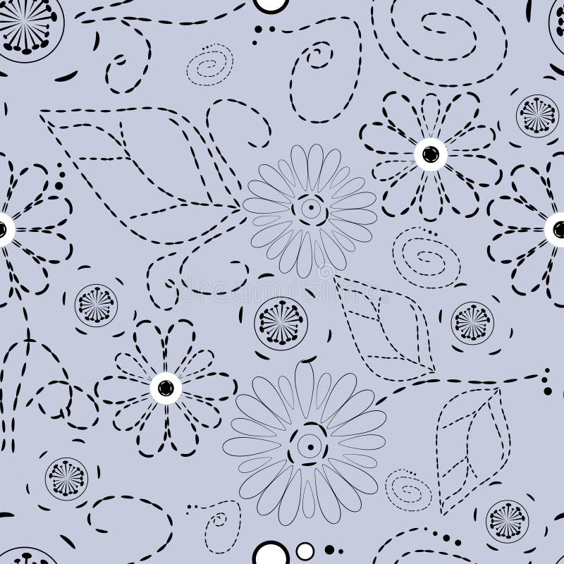 Reticolo di fiore senza giunte royalty illustrazione gratis Reticolo di fiore senza giunte royalty illustrazione gratis