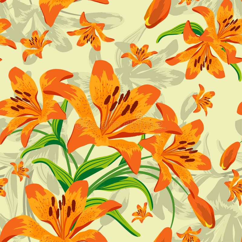 Reticolo floreale senza giunte royalty illustrazione gratis Reticolo floreale senza giunte royalty illustrazione gratis