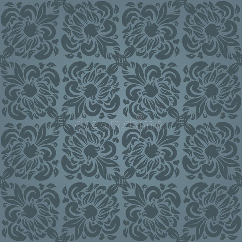 Reticolo floreale senza giunte illustrazione di stock Reticolo floreale senza giunte illustrazione di stock