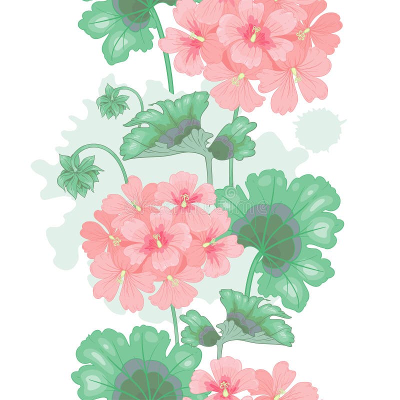 Reticolo floreale senza giunte di vettore illustrazione di stock Reticolo floreale senza giunte di vettore illustrazione di stock