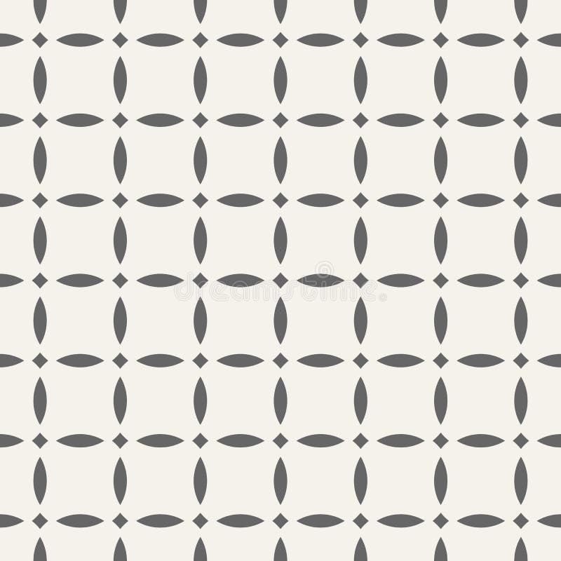 Reticolo senza giunte astratto Modello di fiori stilizzato del quattro-petalo royalty illustrazione gratis Reticolo senza giunte astratto Modello di fiori stilizzato del quattro-petalo royalty illustrazione gratis