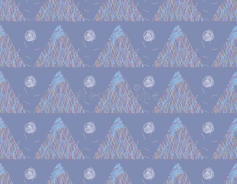 Reticolo senza giunte con i triangoli illustrazione di stock Reticolo senza giunte con i triangoli illustrazione di stock