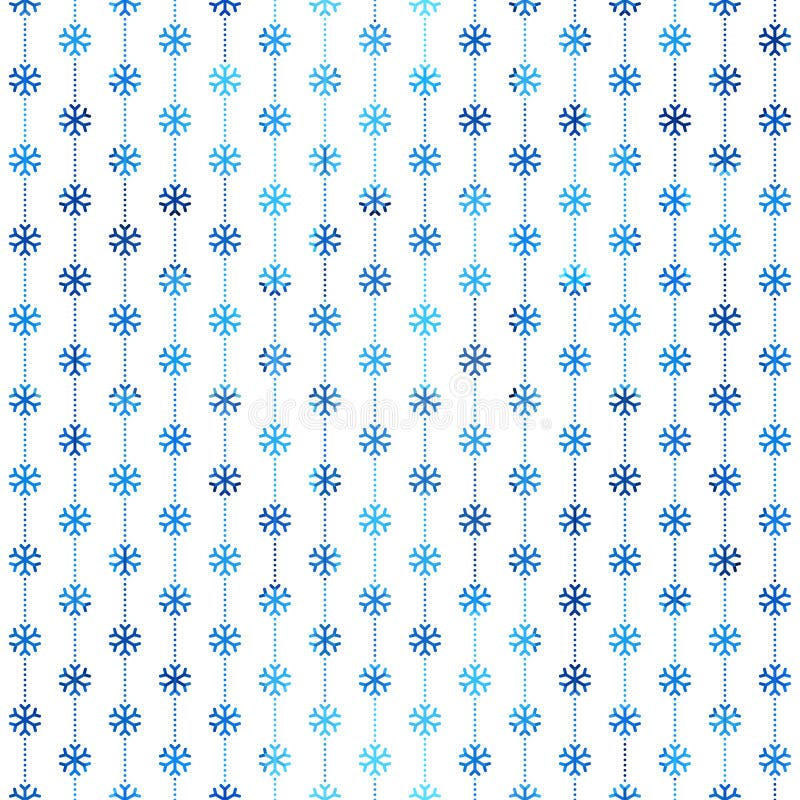 Reticolo senza giunte dei fiocchi di neve di vettore royalty illustrazione gratis Reticolo senza giunte dei fiocchi di neve di vettore royalty illustrazione gratis